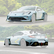 CARBON WIDE BODY KIT for TOYOTA GR86 SUBARU BRZ ZN8 2021+

Set includes:

Front Lip
Front Bumper Assembly

Hood / Bonnet
Replacement Wide Front Fenders
Side Skirts

Roof Scoop
Rear Window Trim
Rear Spoiler
Rear Wide Fenders
Rear Bumper
Rear Diffuser

Material:&nbsp;Wet Carbon with Fiberglass

NOTE:&nbsp;Professional installation is required. Cutting rear quarter panels is required.

Why “Contact Us for Pricing”?

We don’t display fixed prices because our goal is to offer you the most competitive deal possib