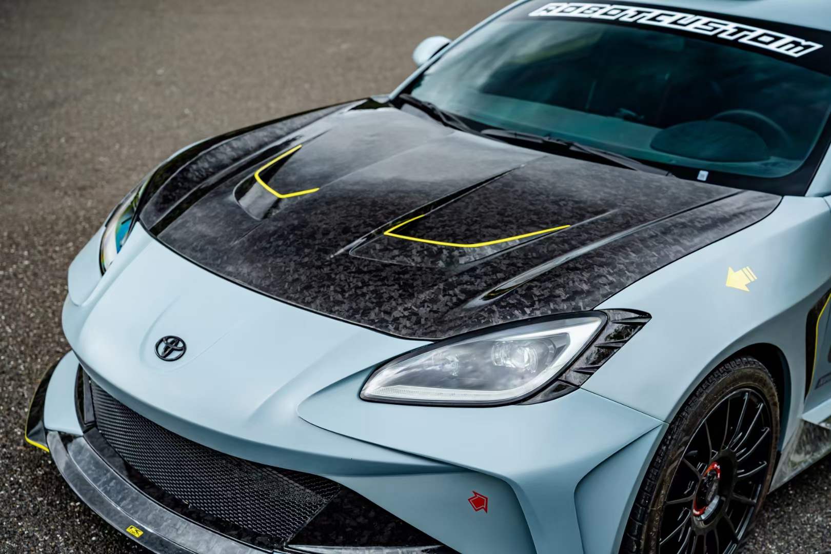 CARBON WIDE BODY KIT for TOYOTA GR86 SUBARU BRZ ZN8 2021+

Set includes:

Front Lip
Front Bumper Assembly

Hood / Bonnet
Replacement Wide Front Fenders
Side Skirts

Roof Scoop
Rear Window Trim
Rear Spoiler
Rear Wide Fenders
Rear Bumper
Rear Diffuser

Material:&nbsp;Wet Carbon with Fiberglass

NOTE:&nbsp;Professional installation is required. Cutting rear quarter panels is required.

Why “Contact Us for Pricing”?

We don’t display fixed prices because our goal is to offer you the most competitive deal possib