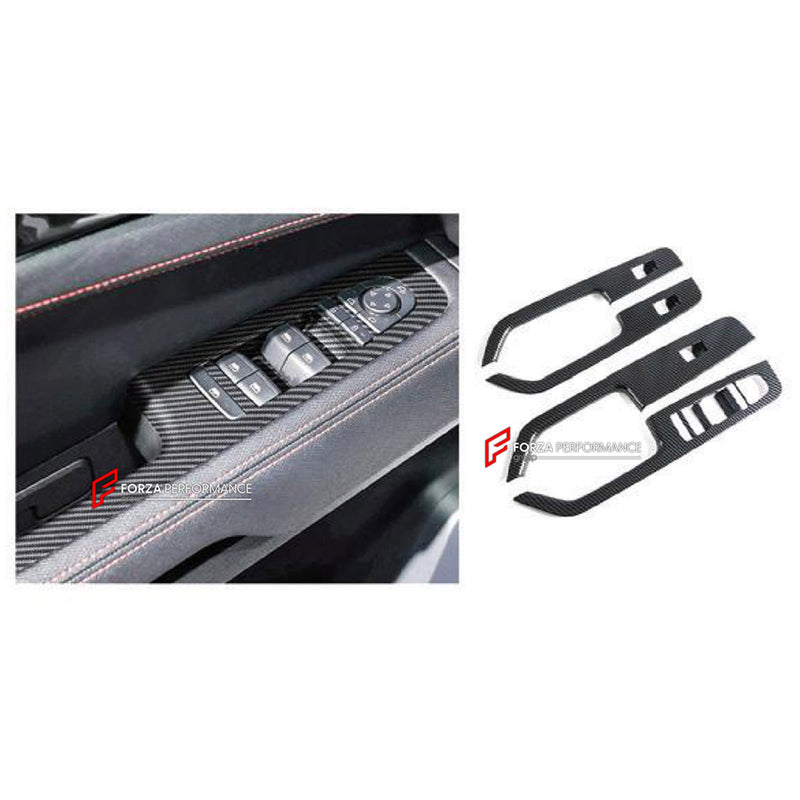 CARBON WINDOW LIFT SWITCH PANEL COVER LHD for BYD SHARK 6 2024+