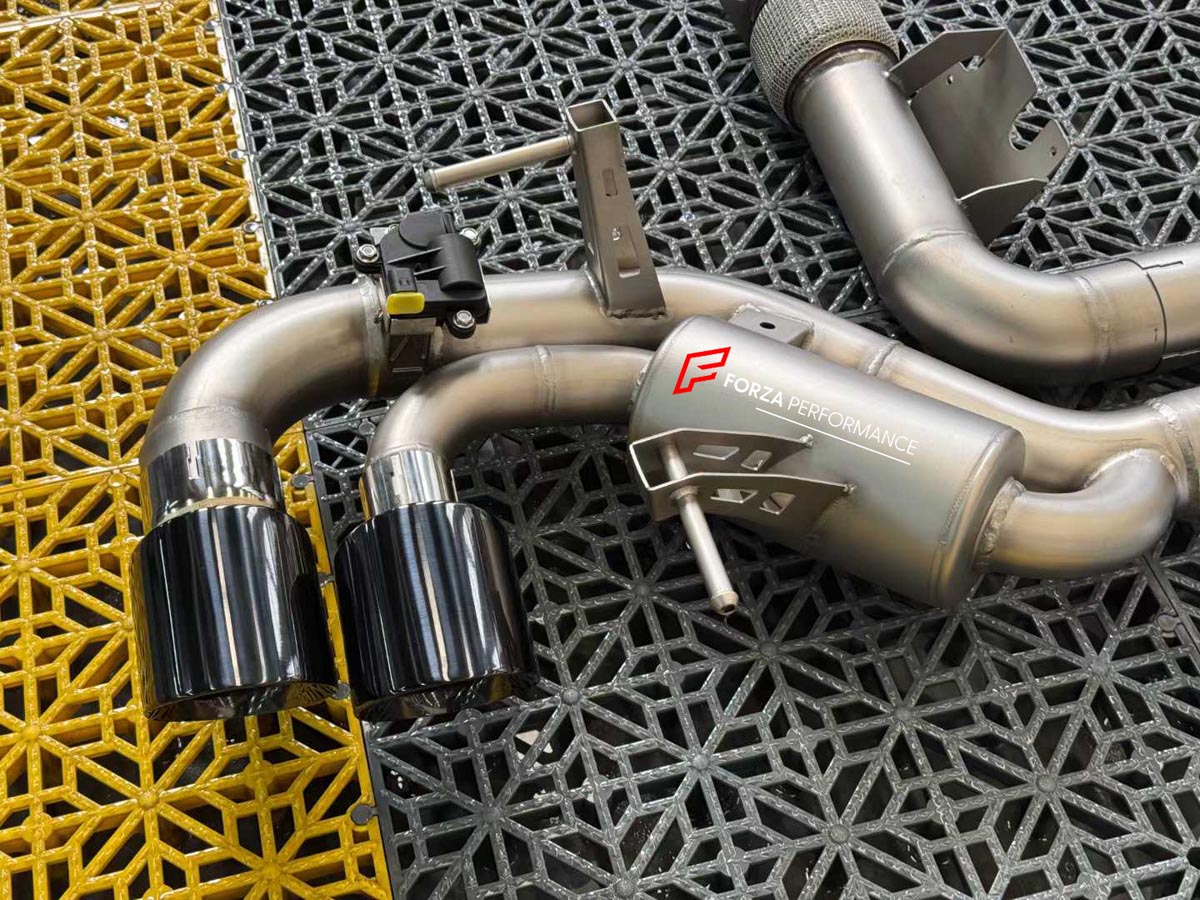 Aggressive sporty sound exhaust x pipe catback system for Chevrolet Corvette C8 2020+ (Engine: 6.2L)  Exhaust brand: Forza Performance Group   Set include:  Catback X pipe without muffler Exhaust tips (You can choose: blue burned, chrome and carbon) Material: Stainless steel   Production time: 15 working days  More options available for additional EXTRA cost (not included in this listing price. Please contact for pricing):   Can make that catback in titanium material