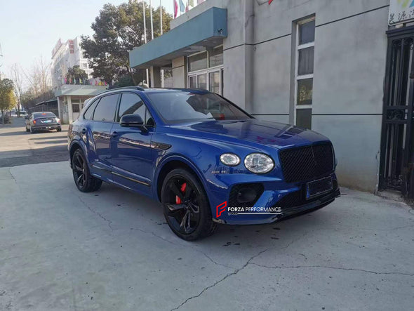 CARBON BODY KIT for BENTLEY BENTAYGA 2020+  Set includes:  Front Lip Side Skirts Rear Diffuser Spoiler