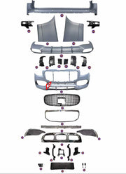 BODY KIT for MERCEDES-BENZ SPRINTER VS30 W907 W910 2020+  Set includes:  Front Bumper Front Grille Rear Bumper Rear Diffuser