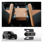 CENTER ARMREST for LAND ROVER DEFENDER 90 110 L663 2020+
Set includes:

Center Armrest
Material: Aluminium

NOTE: Professional installation is required.