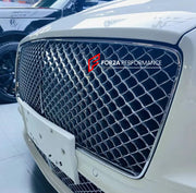 CHROME FRONT BUMPER LOWER MESH GRILLE FOR BENTLEY CONTINENTAL GT GTC 2019-2022