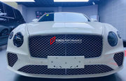CHROME FRONT BUMPER LOWER MESH GRILLE FOR BENTLEY CONTINENTAL GT GTC 2019-2022