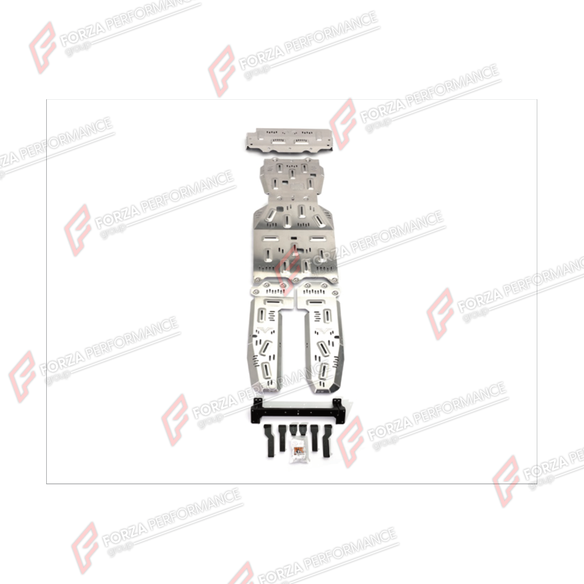 CHASSIS GUARD SKID PLATES KIT for Mercedes-Benz G-Class W464 2019 - 2024
Set includes:

Chassis Guard Skid Plates Kit
Material: Plastic, Stainless Steel

NOTE: Professional installation is required.