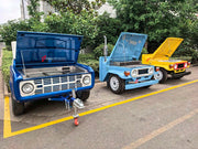 Classic 4x4 front end BBQ grill trailer, vintage car inspired mangal, outdoor barbecue grill, backyard grill trailer, patio cookout grill, tailgate party grill, gas station diner decor, garage and man cave grill, custom trailer BBQ, automotive furniture, indoor and outside showpiece grill