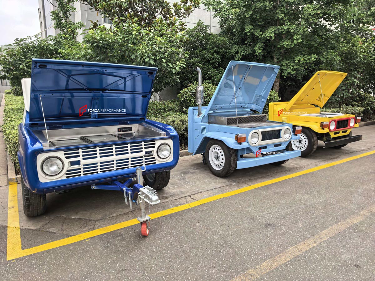 Classic 4x4 front end BBQ grill trailer, vintage car inspired mangal, outdoor barbecue grill, backyard grill trailer, patio cookout grill, tailgate party grill, gas station diner decor, garage and man cave grill, custom trailer BBQ, automotive furniture, indoor and outside showpiece grill