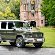 CLASSIC BODY KIT for MERCEDES BENZ G CLASS G63 G550 G500 G450 G350 G580 W465 2024+

Set includes:

Front Bumper Assembly
Front Grille
Fender Flares
Rear Bumper 
Material: Aluminium, Plastic

NOTE: Professional installation is required. Forged Wheels are extra cost