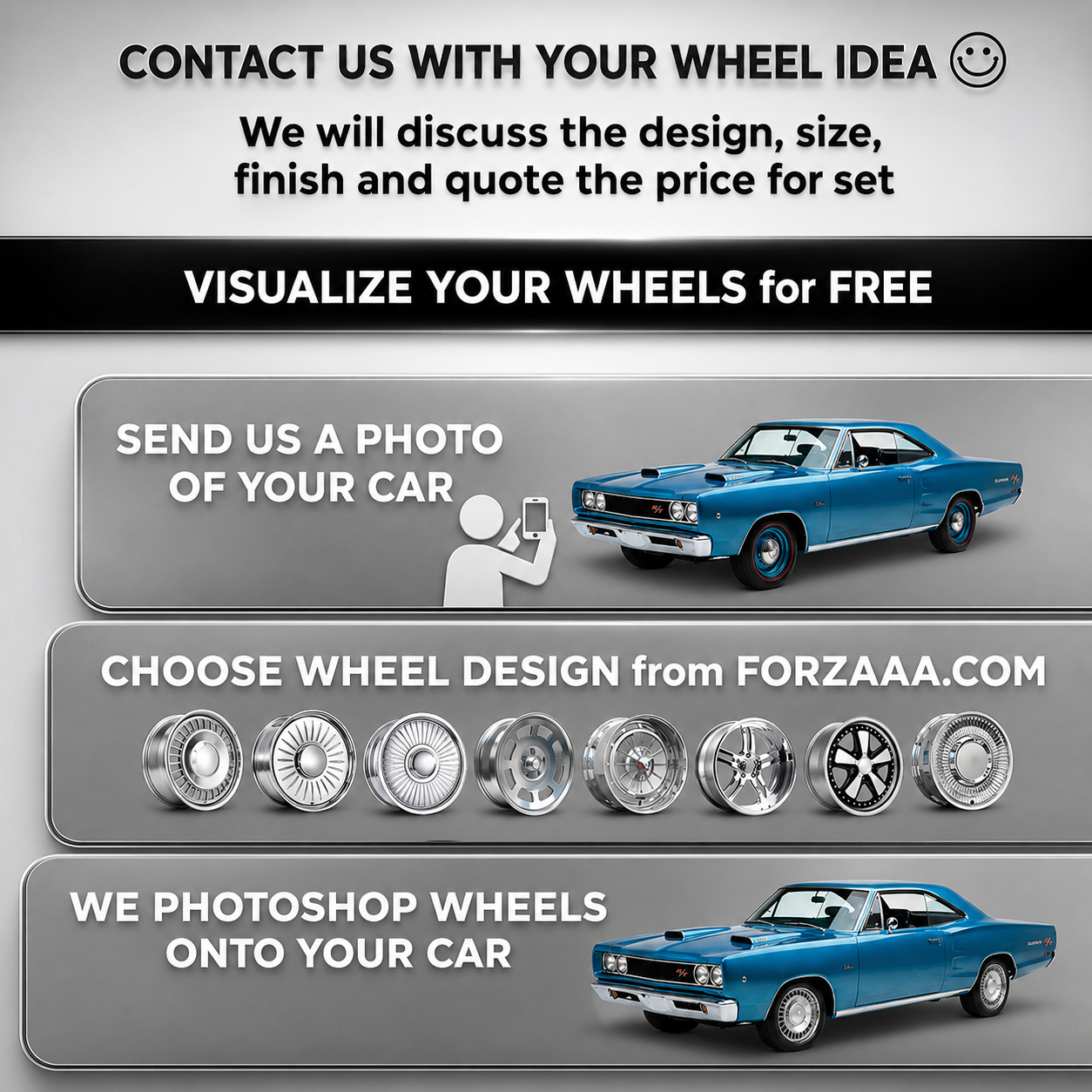 CUSTOM CLASSIC VINTAGE RESTOMOD RETRO OLD SCHOOL FORGED WHEELS RIMS fo