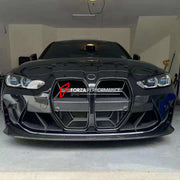 CLS STYLE CARBON FIBER FRONT GRILLE FOR BMW G80 M3 G82 M4 2020+  Set include:    Front Grille