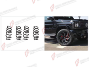 COIL SPRING LOWERING KIT for Mercedes-Benz G-Class W464 G63 G350 G350D G400D G500 G550 2019 - 2024
Set includes:

Coil Spring Lowering Kit
Material: Plastic, Stainless Steel

NOTE: Professional installation is required.
