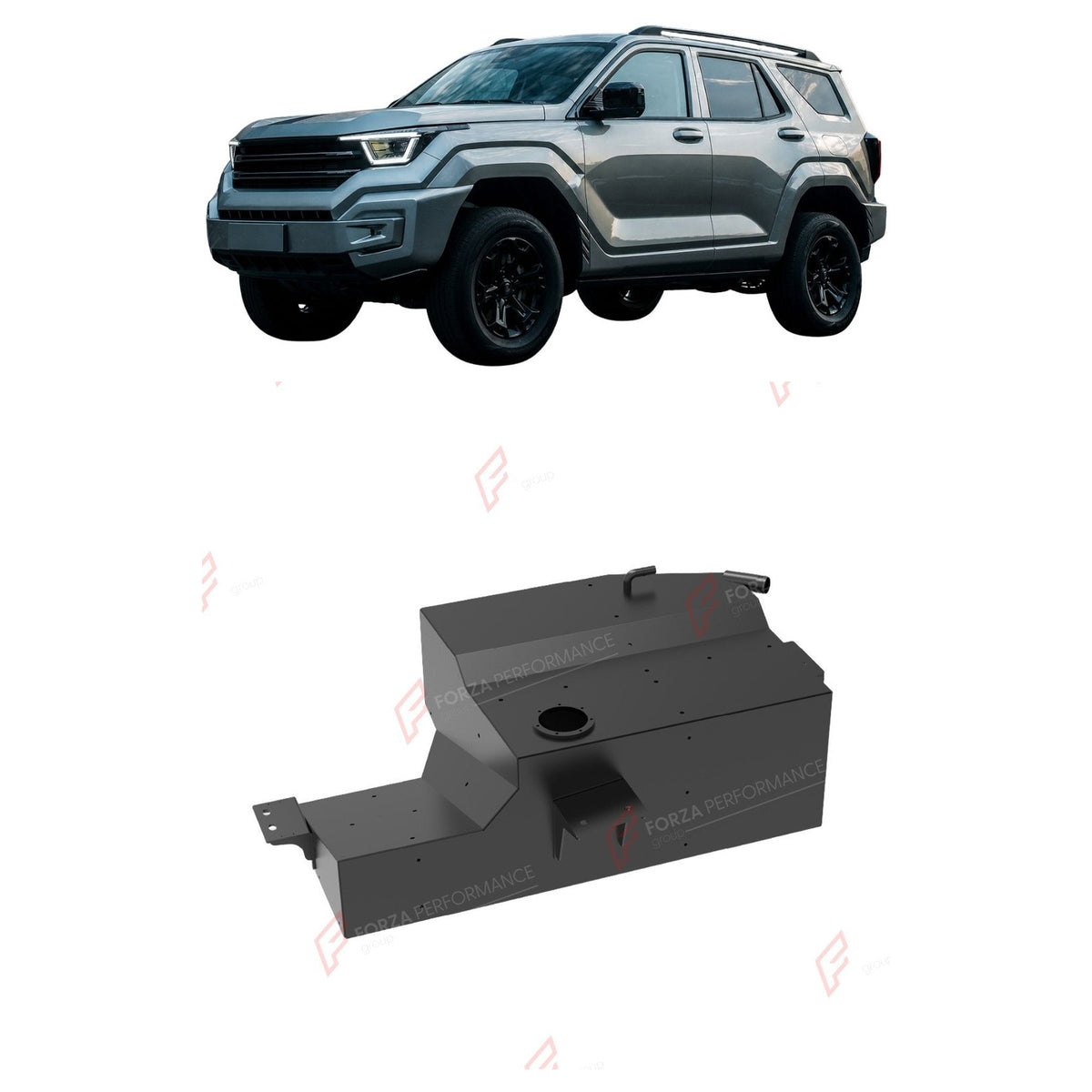 AUXILIARY LONG RANGE FUEL TANK SYSTEM 55L (EXTRA 15 GAL) EXTENDED RANGE for GWM TANK 400 SERIES 2023+