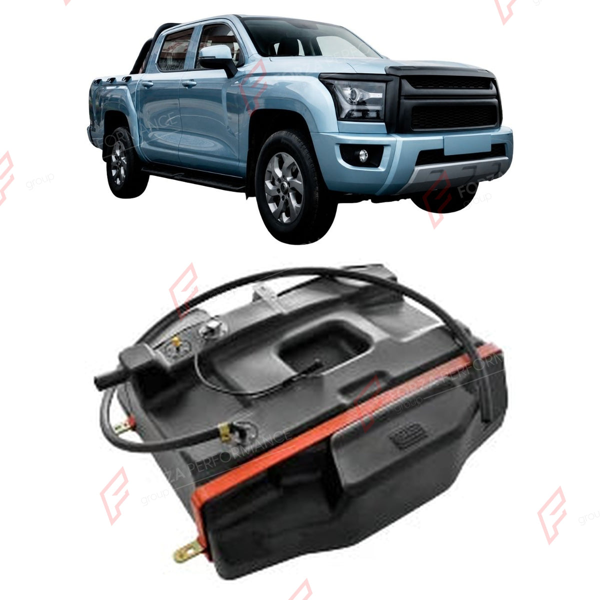 AUXILIARY LONG RANGE FUEL TANK SYSTEM 103L (EXTRA 27 GAL) EXTENDED RANGE for GWM POER KINGKONG 2023+