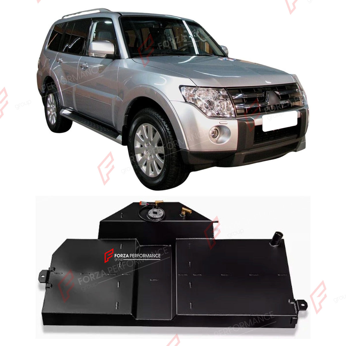 AUXILIARY LONG RANGE FUEL TANK SYSTEM 70L (EXTRA 18 GAL) EXTENDED RANGE for MITSUBISHI PAJERO