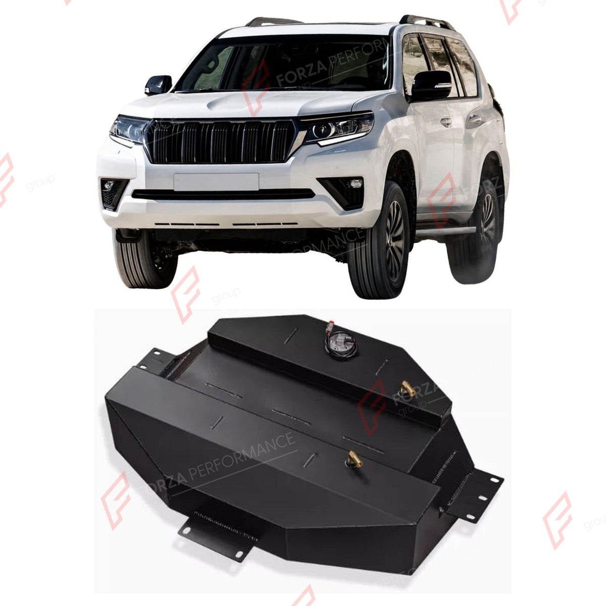 AUXILIARY LONG RANGE FUEL TANK SYSTEM 95L (EXTRA 25 GAL) EXTENDED RANGE for TOYOTA LAND CRUISER PRADO 150 LC150