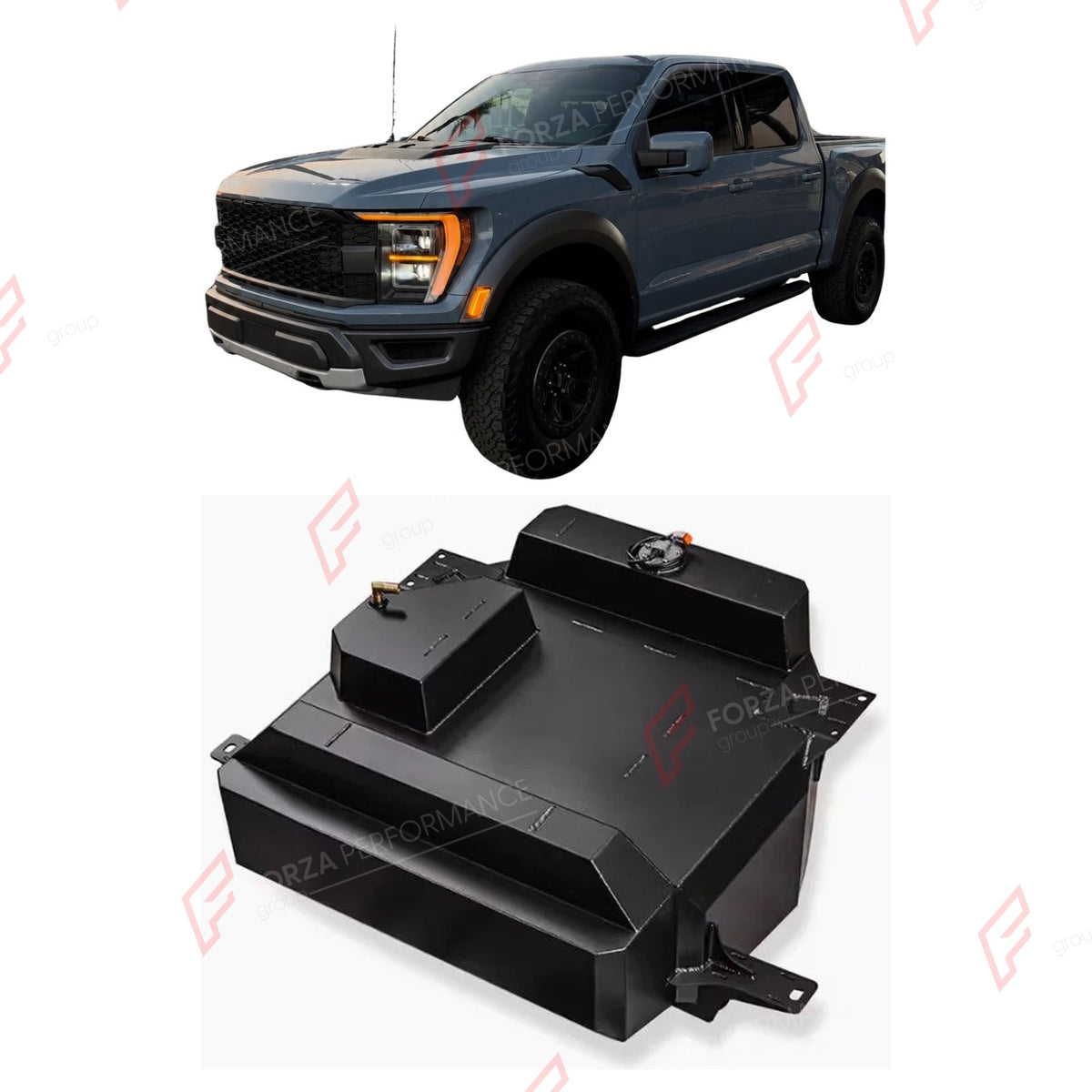 AUXILIARY LONG RANGE FUEL TANK SYSTEM 155L (EXTRA 41 GAL) EXTENDED RANGE for FORD F150 RAPTOR