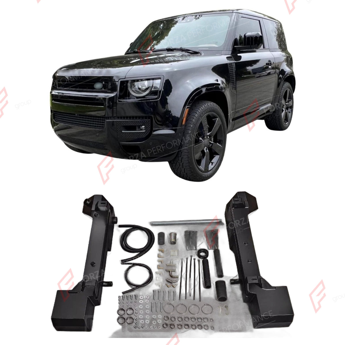 AUXILIARY LONG RANGE FUEL TANK SYSTEM 55L (EXTRA 15 GAL) EXTENDED RANGE for LAND ROVER DEFENDER 90 L663 2019+