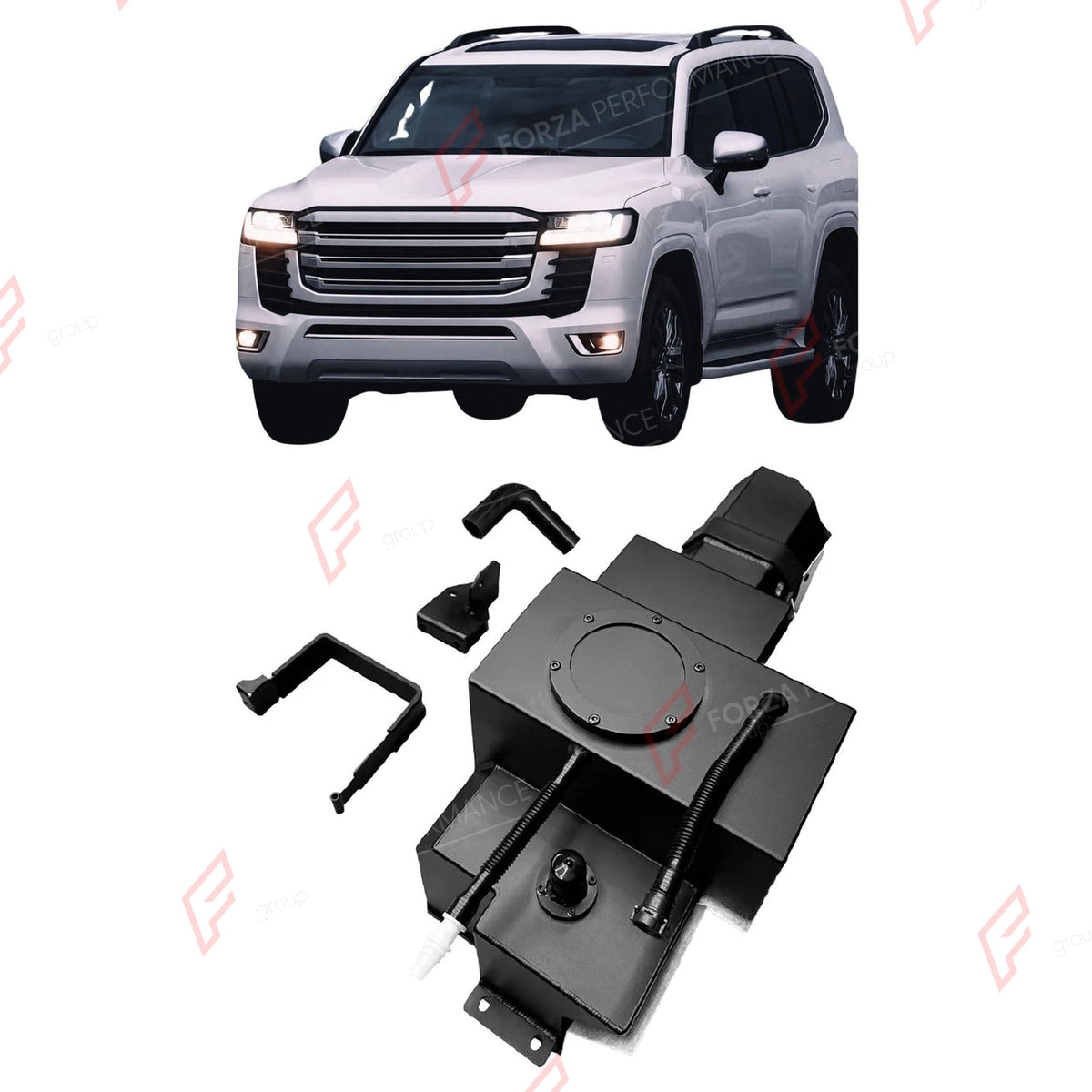 AUXILIARY LONG RANGE FUEL TANK SYSTEM 110L (EXTRA 29 GAL) EXTENDED RANGE for TOYOTA LAND CRUISER 300 LC300 2021+