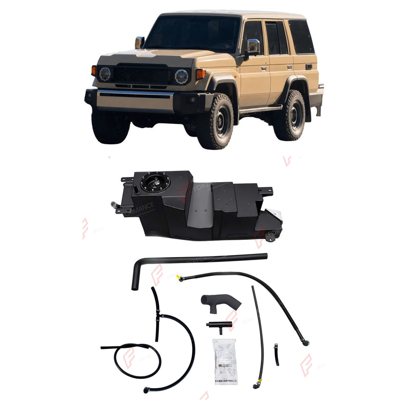 AUXILIARY LONG RANGE FUEL TANK SYSTEM 45L (EXTRA 12 GAL) EXTENDED RANGE for TOYOTA LAND CRUISER LC76 2.8T DIESEL 2007+