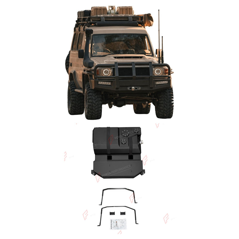 AUXILIARY LONG RANGE FUEL TANK SYSTEM 155L (EXTRA 41 GAL) EXTENDED RANGE for TOYOTA LAND CRUISER LC78 4.0L GASOLINE 2015+