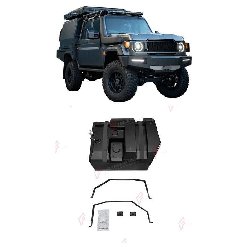 REPLACEMENT LONG RANGE FUEL TANK SYSTEM 180L, +90L (EXTRA 24 GAL) EXTENDED RANGE for TOYOTA LAND CRUISER LC79 4.0L GASOLINE 2007+