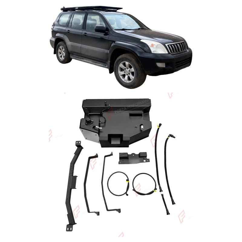 AUXILIARY LONG RANGE FUEL TANK SYSTEM 95L (EXTRA 25 GAL) EXTENDED RANGE for TOYOTA LAND CRUISER PRADO LC120 2.7L PETROL 2003-2009