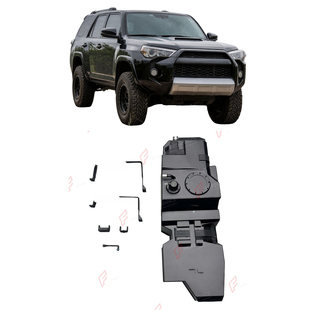 REPLACEMENT LONG RANGE FUEL TANK SYSTEM 120L, +33L (EXTRA 9 GAL) EXTENDED RANGE for TOYOTA 4RUNNER N280 4.0L PETROL 2009-2023
