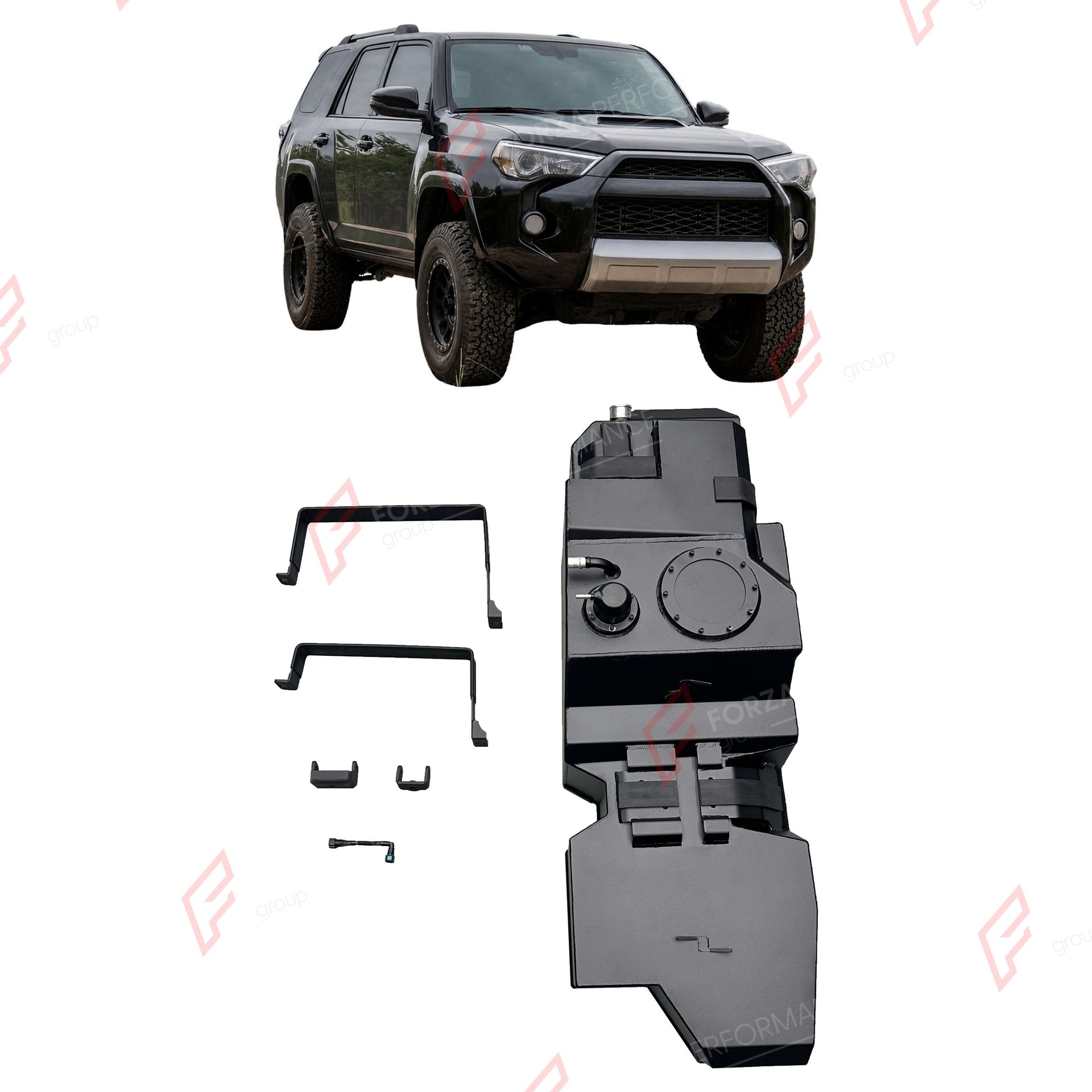 REPLACEMENT LONG RANGE FUEL TANK SYSTEM 120L, +33L (EXTRA 9 GAL) EXTENDED RANGE for TOYOTA 4RUNNER 4.0L PETROL 2009-2023