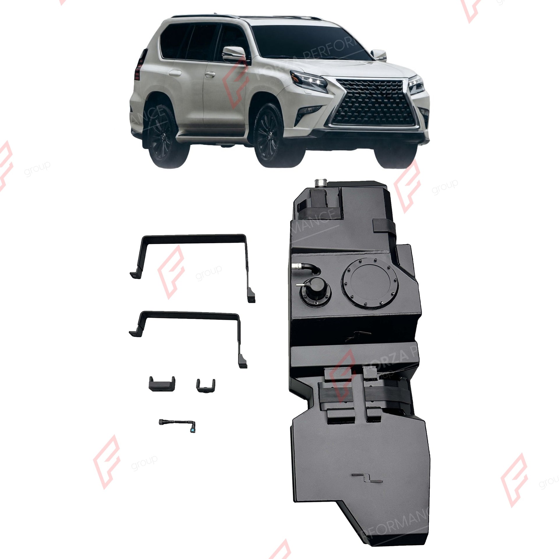REPLACEMENT LONG RANGE FUEL TANK SYSTEM 120L, +33L (EXTRA 9 GAL) EXTENDED RANGE for LEXUS GX400 4.0L (PETROL) 2010-2013
