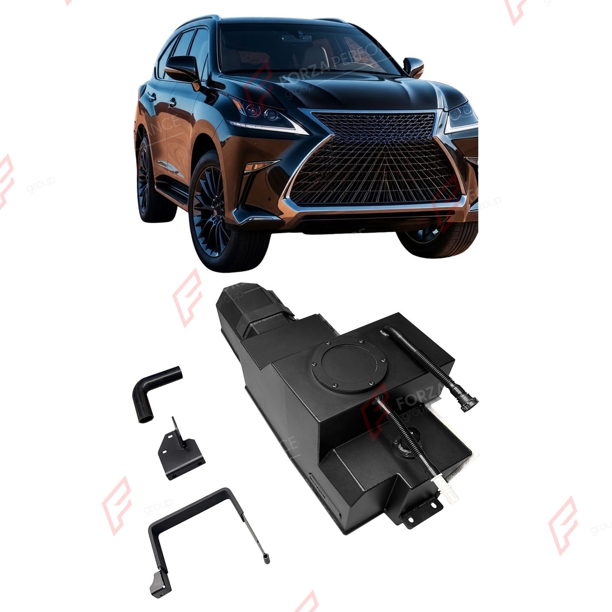AUXILIARY LONG RANGE FUEL TANK SYSTEM 54L (EXTRA 14 GAL) EXTENDED RANGE for LEXUS LX600 3.5TT (PETROL) 2024+