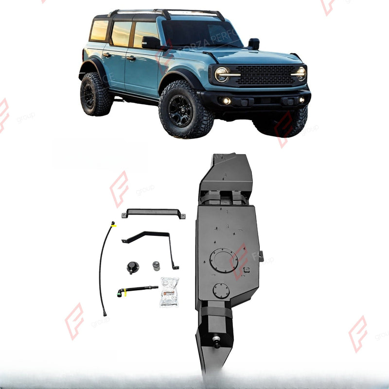REPLACEMENT LONG RANGE FUEL TANK SYSTEM 115L, +35L (EXTRA 9 GAL) EXTENDED RANGE for FORD BRONCO U725 2.7T GASOLINE (4-DOOR) 2021+