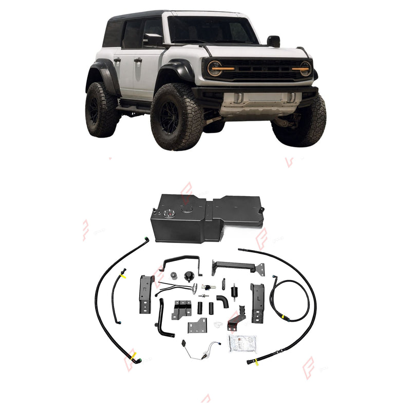 AUXILIARY LONG RANGE FUEL TANK SYSTEM 60L (EXTRA 16 GAL) EXTENDED RANGE for FORD BRONCO RAPTOR U725 3.0T GASOLINE 2021+