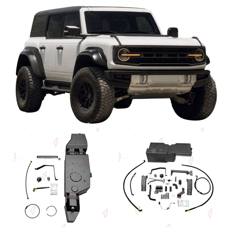 COMBO LONG RANGE FUEL TANK SYSTEM KIT 175L, +95L (EXTRA 25 GAL) EXTENDED RANGE for FORD BRONCO RAPTOR U725 3.0T GASOLINE 2021+
