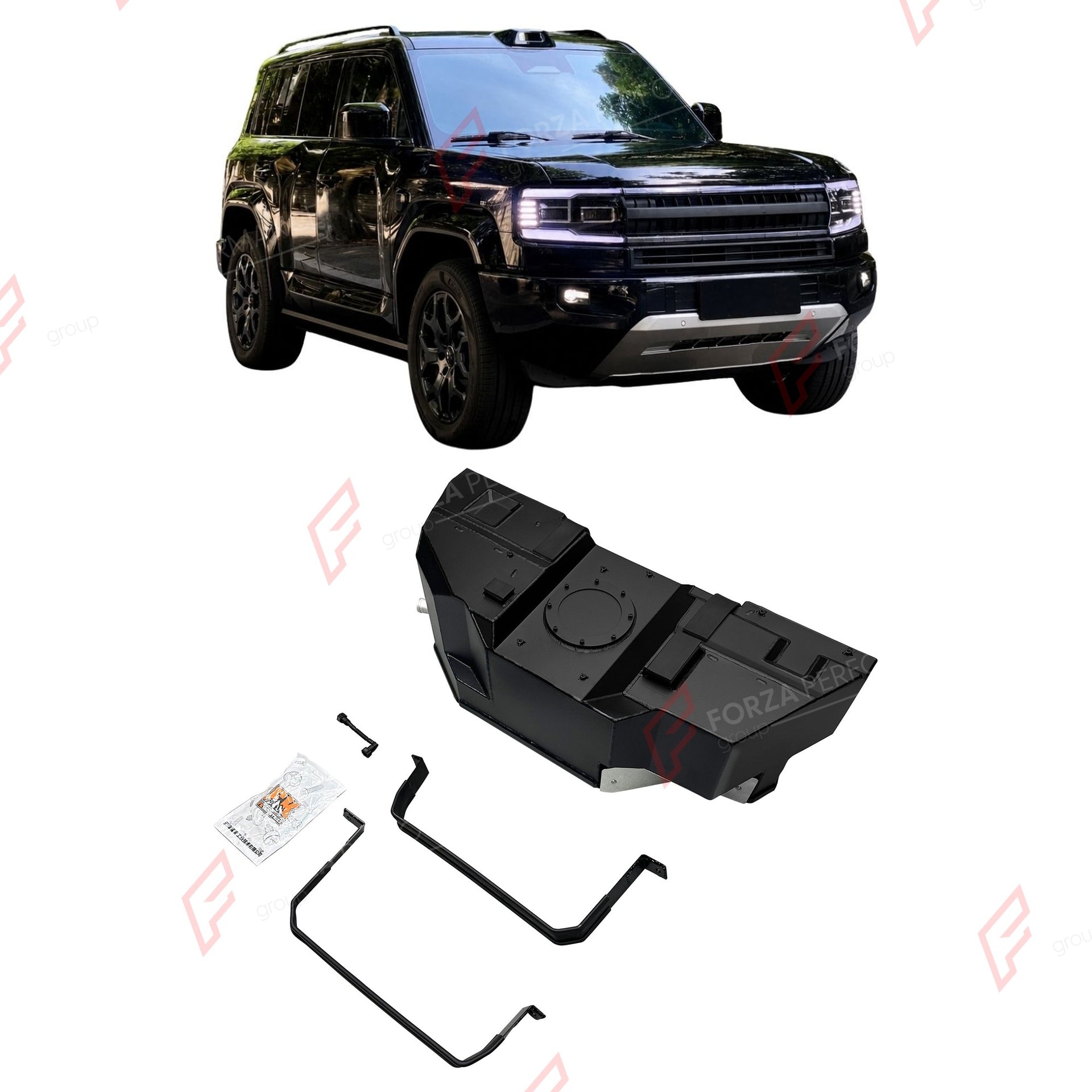 REPLACEMENT LONG RANGE FUEL TANK SYSTEM 110L, +27L (EXTRA 7 GAL) EXTENDED RANGE for BYD FANG CHENG BAO BAO 5 1.5T GASOLINE 2023+
