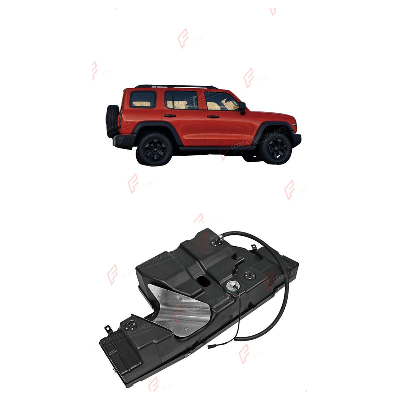 SPARE TIRE AUXILIARY LONG RANGE FUEL TANK SYSTEM 75L (EXTRA 20 GAL) EXTENDED RANGE for GWM TANK 300 2021+