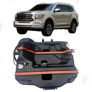 SPARE TIRE AUXILIARY LONG RANGE FUEL TANK SYSTEM 100L (EXTRA 26 GAL) EXTENDED RANGE for GWM TANK 500 2021+