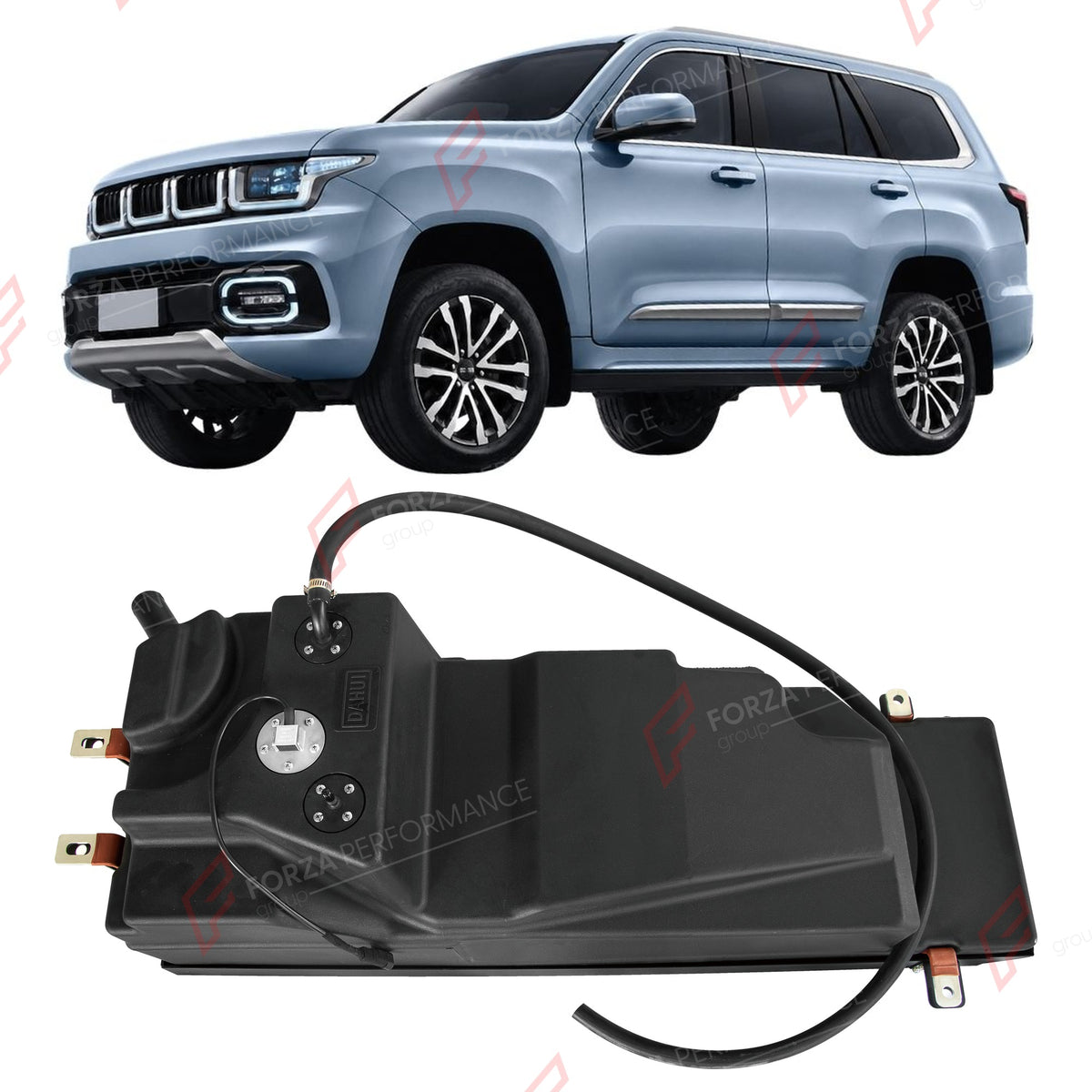 AUXILIARY LONG RANGE FUEL TANK SYSTEM 65L (EXTRA 17 GAL) EXTENDED RANGE for BAIC BJ60 2022+