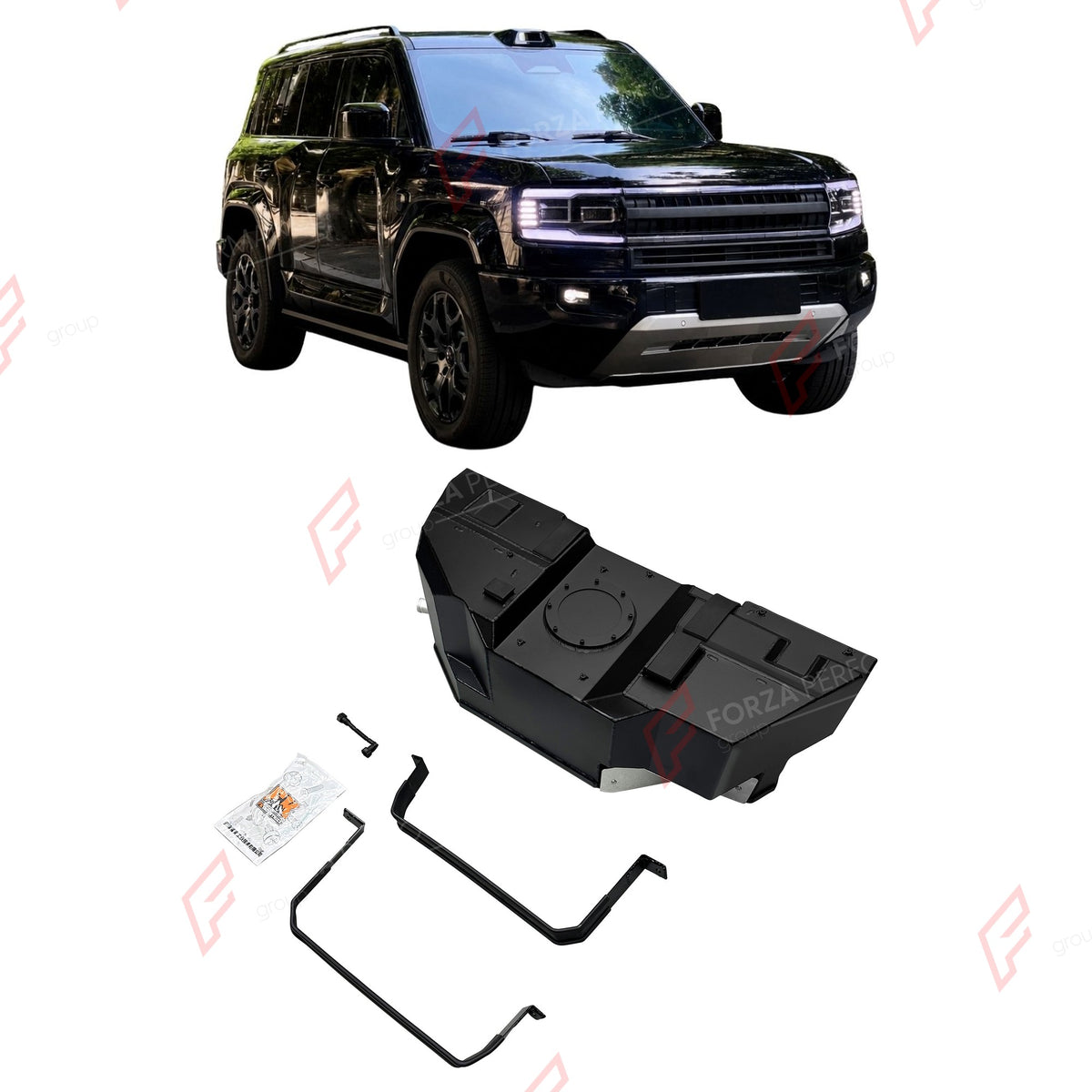 REPLACEMENT LONG RANGE FUEL TANK SYSTEM 109L, +26L (EXTRA 7 GAL) EXTENDED RANGE for BYD FANG CHENG BAO BAO 5 1.5T PHEV 2023+