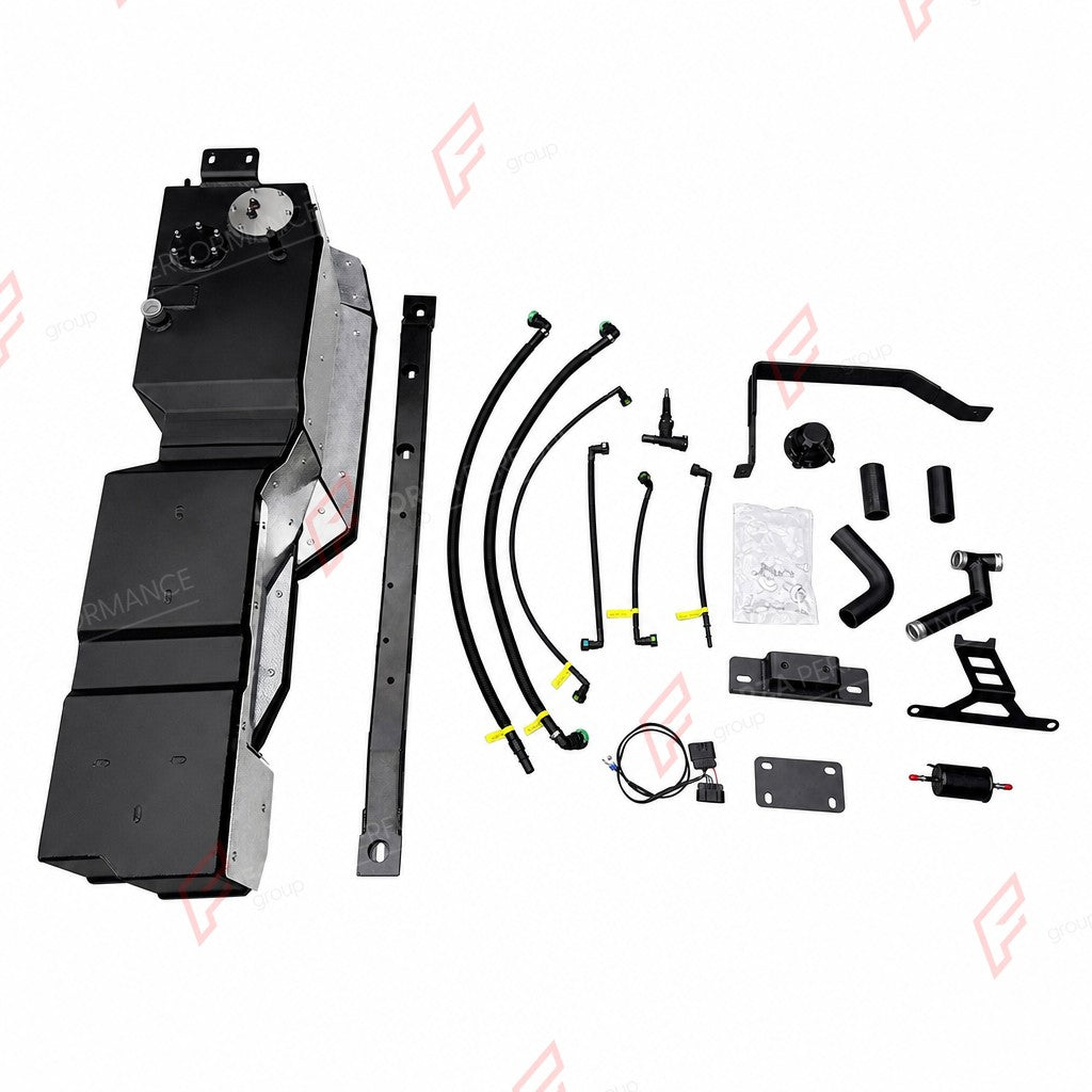 COMBO LONG RANGE FUEL TANK SYSTEM KIT 190L, +109L (EXTRA 29 GAL) EXTENDED RANGE for JEEP WRANGLER 2.0T PETROL (4-DOOR) 2018+