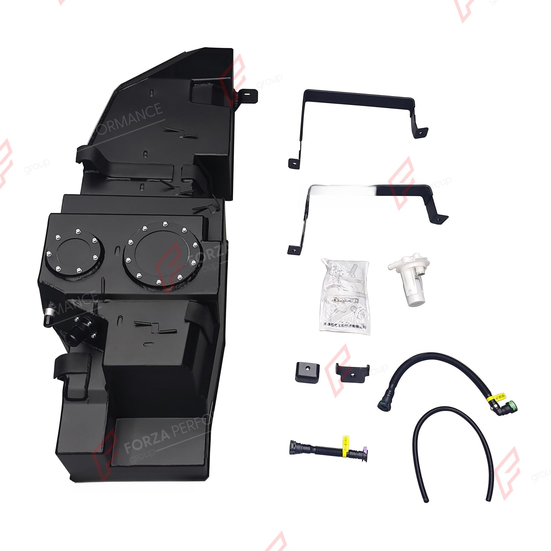 COMBO LONG RANGE FUEL TANK SYSTEM KIT 164L, +96L (EXTRA 25 GAL) EXTENDED RANGE for LEXUS LX700H 3.5TT (HEV/PETROL) 2024+