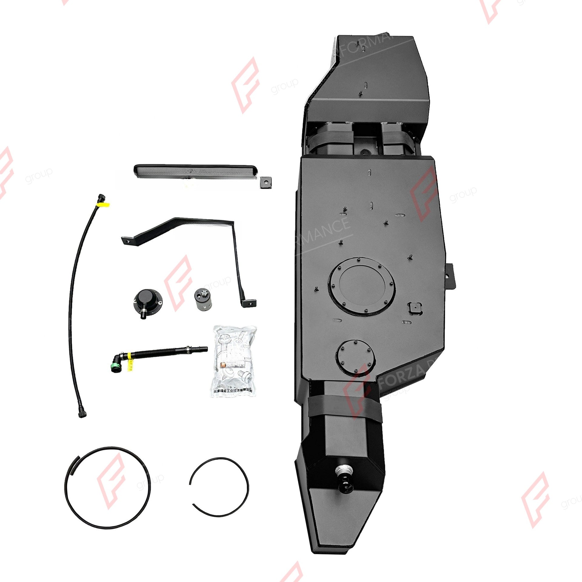 COMBO LONG RANGE FUEL TANK SYSTEM KIT 175L, +95L (EXTRA 25 GAL) EXTENDED RANGE for FORD BRONCO 2.7T GASOLINE (4-DOOR) 2021+