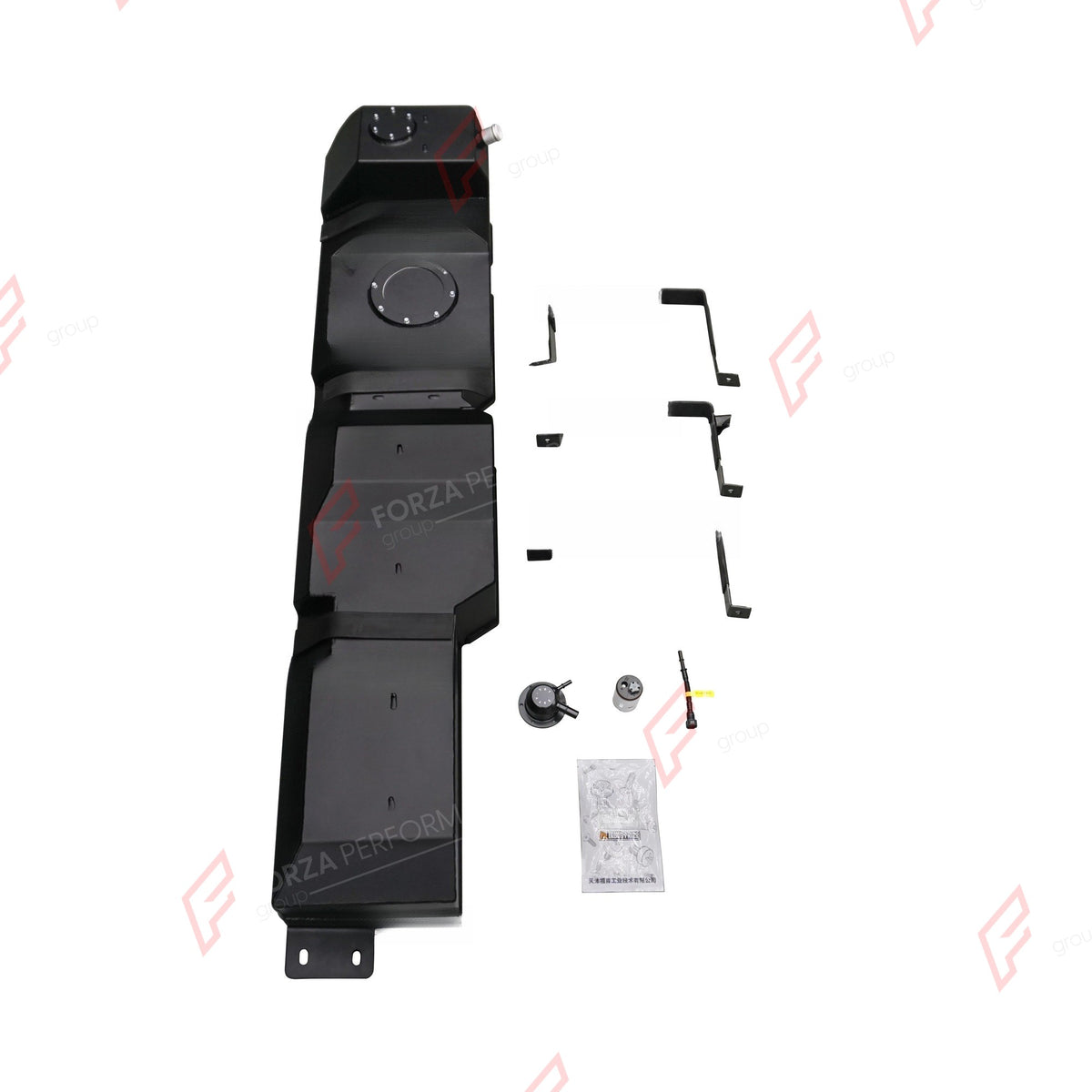 COMBO LONG RANGE FUEL TANK SYSTEM KIT 185L, +100L (EXTRA 26 GAL) EXTENDED RANGE for JEEP WRANGLER JK 3.6L PETROL (4-DOOR) 2007-2018