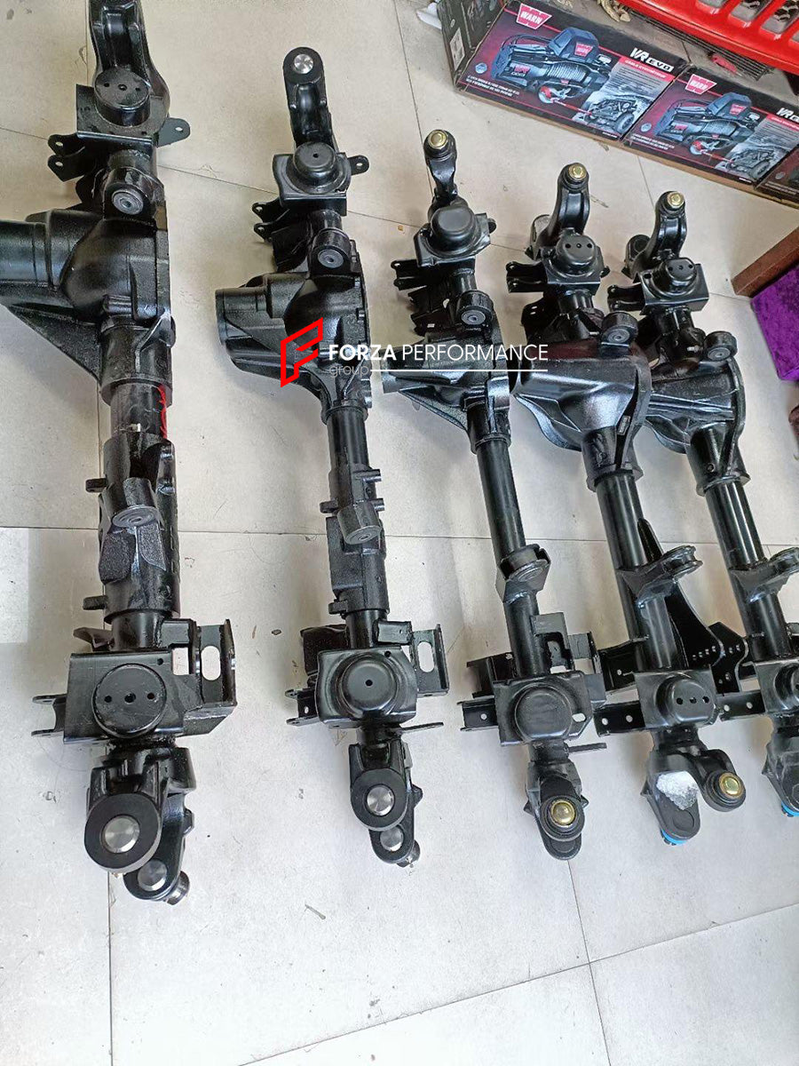 COMPLETE AXLE WITH PORTAL for JEEP WRANGLER JL 2018+

Gear Ratio: 1.15

Clearance Increase: +130 mm

Wheels PCD: 5 x 130


Material: Aluminium

Color: Black, Gold, Silver, Grey, Red

Note: Professional installation is required