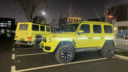 COMPLETE AXLE WITH PORTALS FOR 4x4 MERCEDES BENZ G CLASS AMG W463

Gear Ratio: 1.26

Clearance Increase: +150mm

Wheels PCD: 8 x 164.8


Material: Aluminium

Color: Black, Gold, Silver, Grey, Red