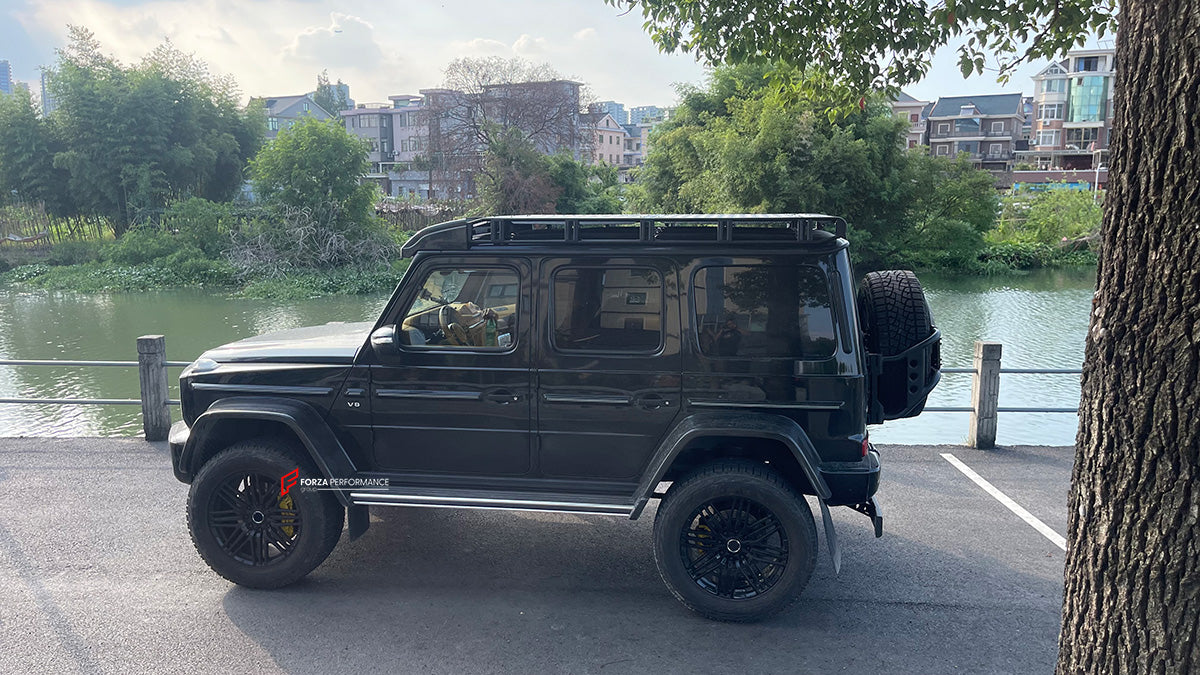 COMPLETE AXLE WITH PORTALS FOR 4x4 MERCEDES BENZ G CLASS AMG W463

Gear Ratio: 1.26

Clearance Increase: +150mm

Wheels PCD: 8 x 164.8


Material: Aluminium

Color: Black, Gold, Silver, Grey, Red