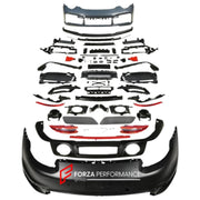 CONVERSION 911 992.1 TURBO SD BODY KIT for PORSCHE 911 991.1 991.2 CARRERA 2012 - 2019
Set includes:

Front Bumper Assembly
LED Daytime Running Lights
Rear Bumper Assembly
Tail Lights
Material: Plastic

NOTE: Rear Bumper does not fit wide-body versions. Professional installation is required.