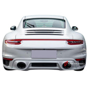 CONVERSION 911 992.1 TURBO SD BODY KIT for PORSCHE 911 991.1 991.2 CARRERA 2012 - 2019
Set includes:

Front Bumper Assembly
LED Daytime Running Lights
Rear Bumper Assembly
Tail Lights
Material: Plastic

NOTE: Rear Bumper does not fit wide-body versions. Professional installation is required.