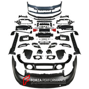 CONVERSION 911 992.1 TURBO SD BODY KIT for PORSCHE 911 992.1 CARRERA 2019 - 2023
Set includes:

Front Bumper Assembly
Front Lip
Side Skirts
Rear Bumper Assembly
Rear Spoiler
Exhaust Tips
Material: Plastic

NOTE: Separate Convertible and Hardtop versions. The Rear Spoiler fits the Hardtop only. Professional installation is required.