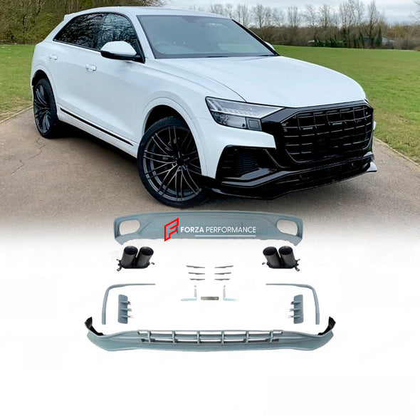 CONVERSION AERO BODY KIT for AUDI Q8 4M 2019 - 2023 UPGRADE to AUDI RSQ8 4M FACELIFT S-LINE 2024+



Set includes:

Front Lip
Rear Diffuser
Exhaust tips


Material: Plastic

Payment ►
Visa
Mastercard
PayPal with a credit card (add 4.4% at checkout)
Payoneer
Cryptocurrency
Shipment ►
By express DHL/UPS/TNT/FedEx
To the local international airport
Special line by air
Special line by the sea
To Europe and the UK by train

Please let us know which shipping option you prefer.


